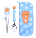 Kakao Little Friends Ryan Chopsticks Spoon Case Set