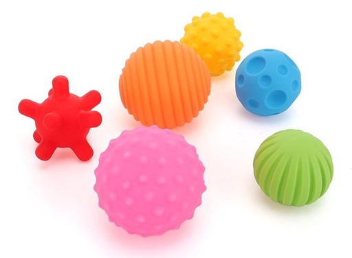 [494575] Baby 6 Sensory Grasping Balls Set