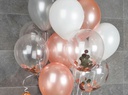 LOVE Silver Foil Romantic Party Balloon Set