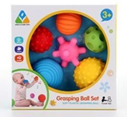 Baby 6 Sensory Grasping Balls Set