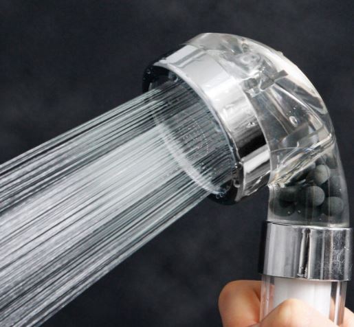 Water Pressure Triple Water Shower + 6 Filters