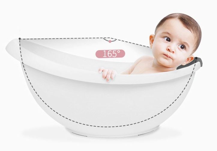 Baby Shower Bathtub w/Backrest