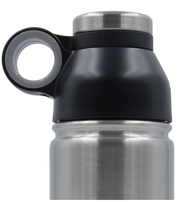G-1018BK GEOJUG 18OZ STAINLESS STEEL VACUUM INSULATED WATER BOTTLE BLK 12/C
