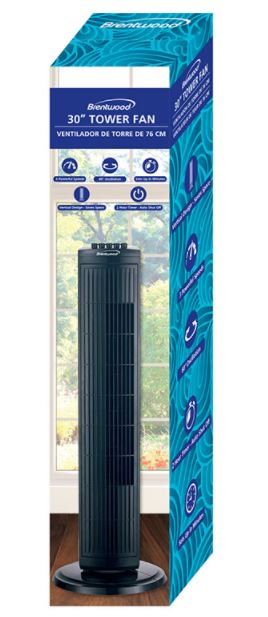 F-30TB  30" TOWER FAN BLK 1/C