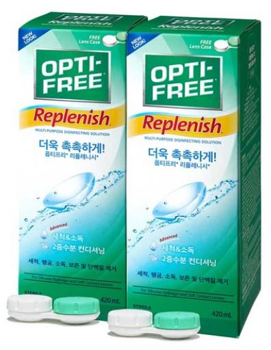 [494627] OPTI-FREE 420ml Multi-Purpose Solution with Lens Twin Pack